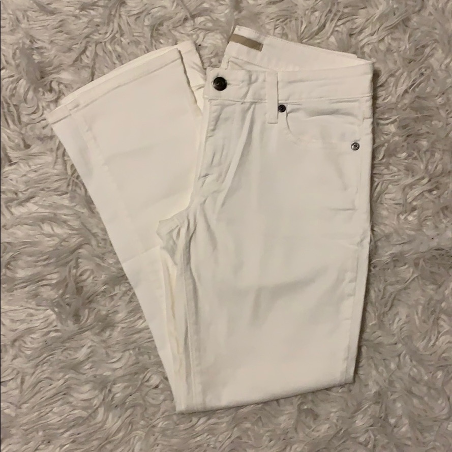 Solid White Jeans